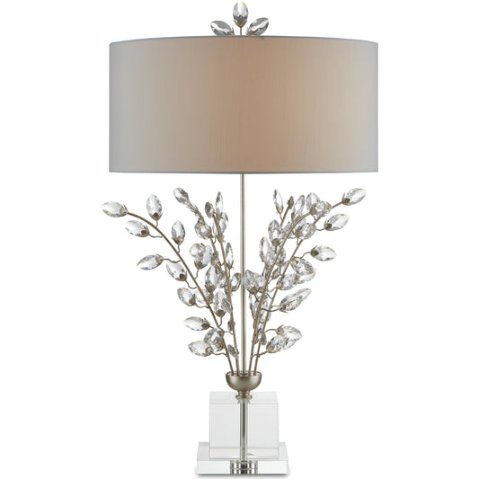 Forget-Me-Not Table Lamp by Currey and Company. Made from metal, optic crystal in a traditional style.