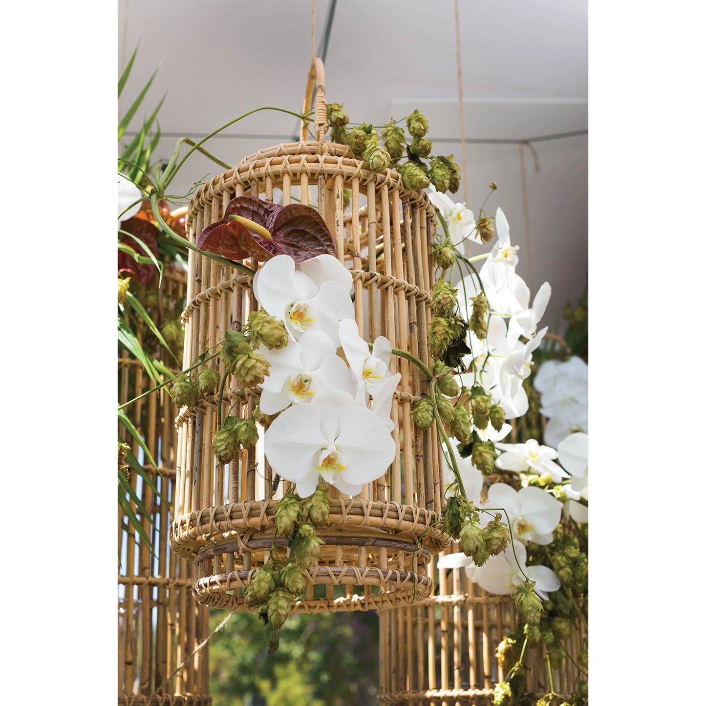 004 SI-2086268 | Lifestyle | Tindra Lantern by Accent Decor in natural. Made from wood in a cottage & farmhouse style.