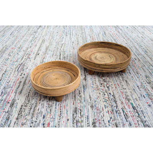 Rica Plant Stand by Accent Decor in natural. Made from wood in a cottage & farmhouse style.