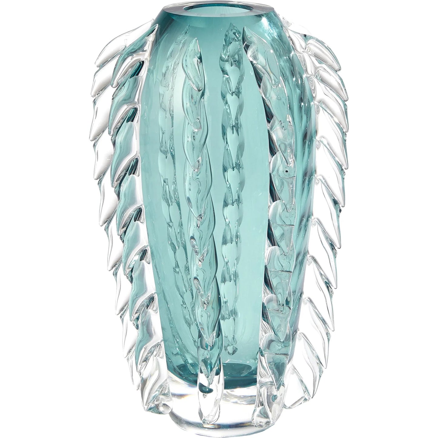 003 SI-2323633 | Additional Silo | Fringe Vase by Global Views in red. Made from unique in a unique style.