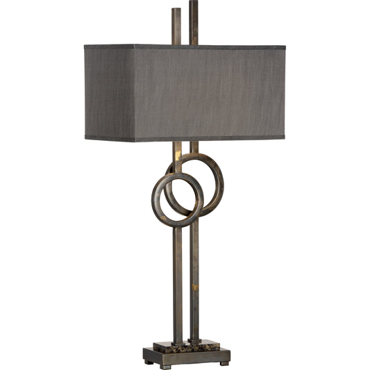 Tootsie Lamp by Wildwood in scorched bronze, natural brown. Made from other: metal in a modern style.