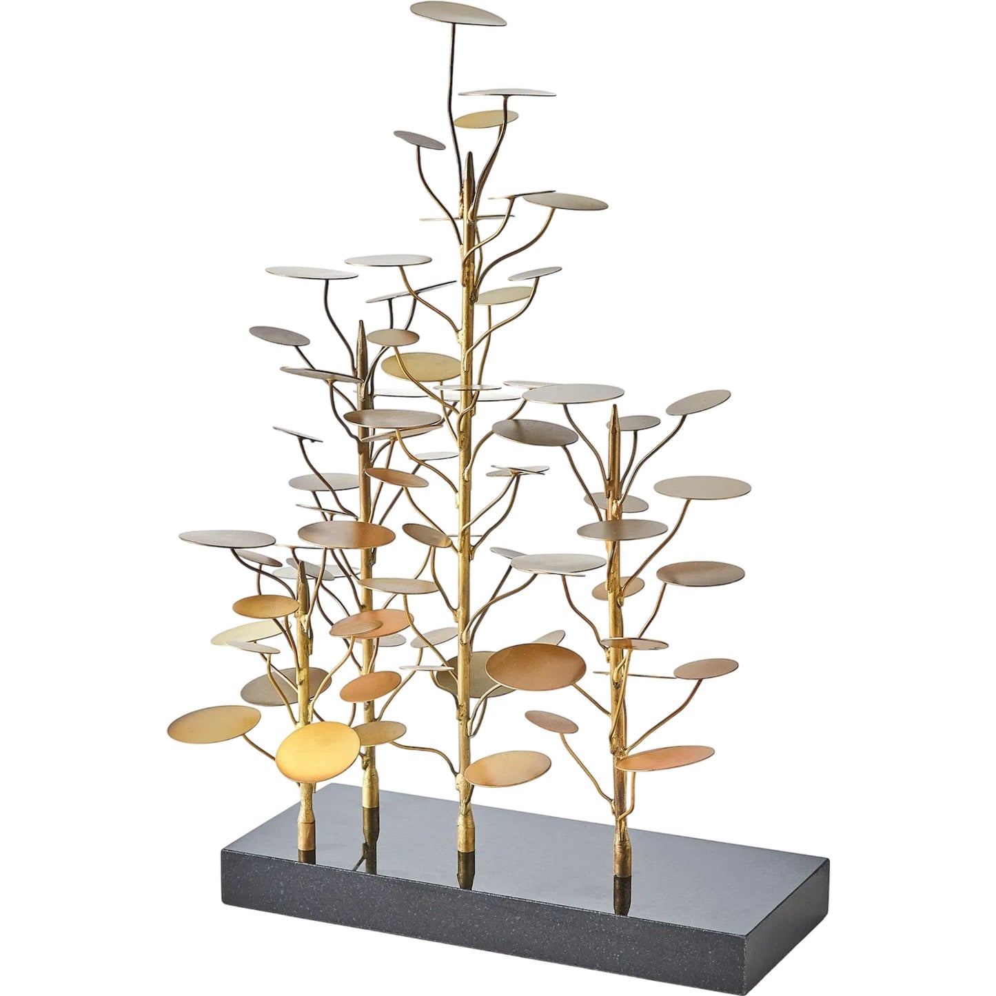 002 SR-701164 | Additional Silo | Eucalyptus Tree by Global Views. Made from brass in a eclectic & global style.
