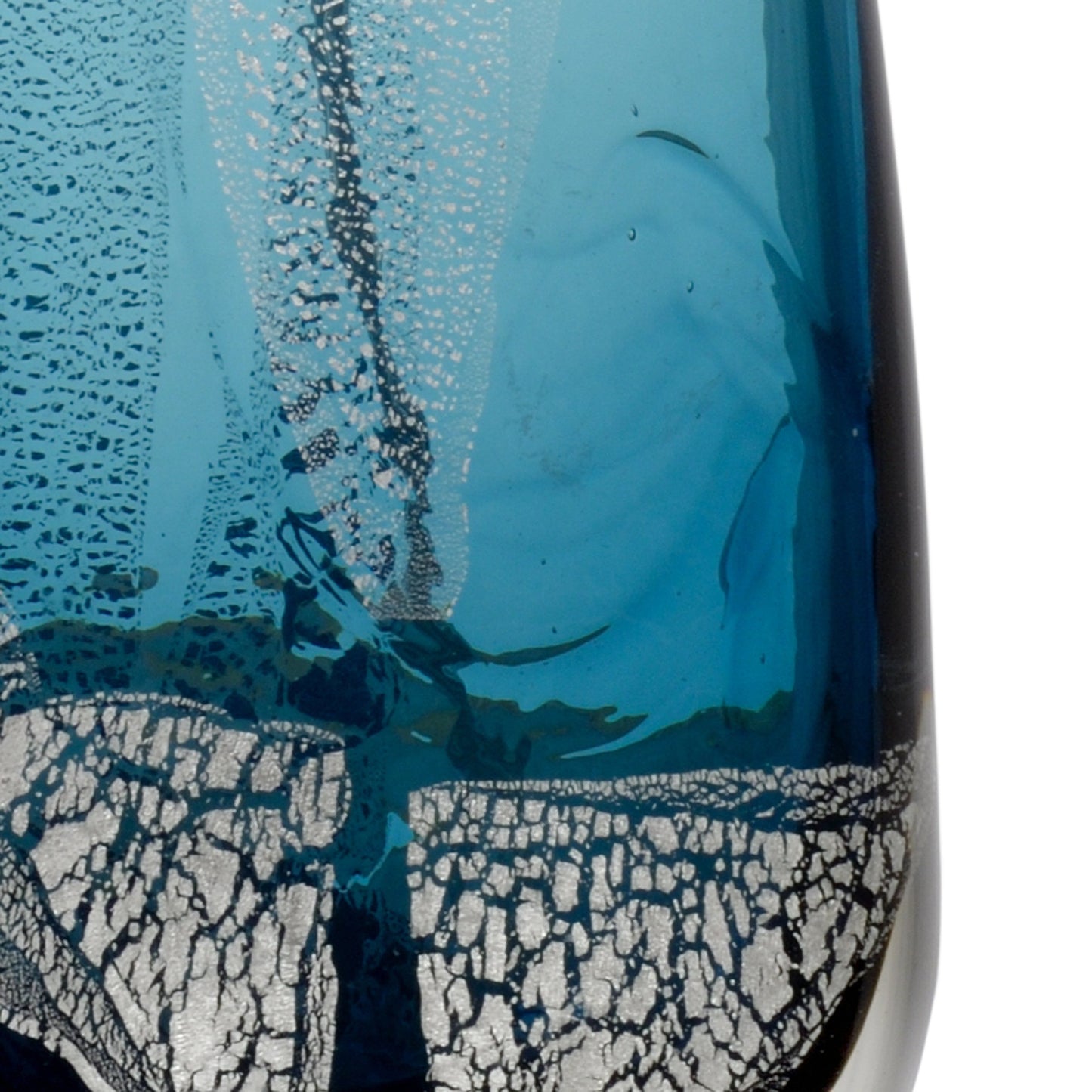 004 SR-385063 | Additional Silo | Clauseen Lamp by Wildwood in ocean, silver leaf, clear. Made from glass in a coastal style.