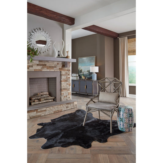 Fish Tail Lamp by Wildwood in blue, white glaze, clear. Made from ceramic in a coastal style.