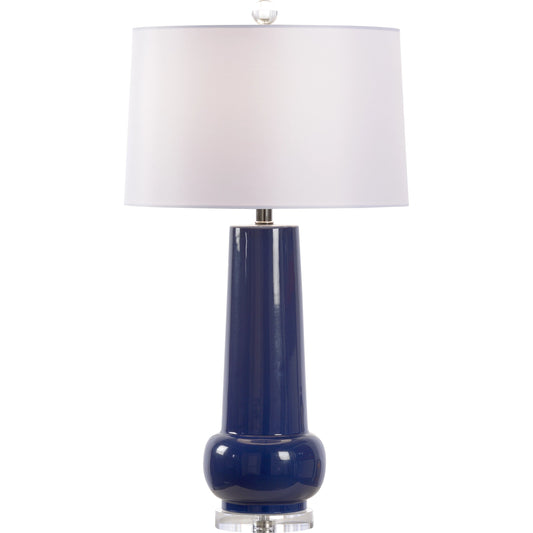 001 SI-2104343 | Primary Silo | Classic Blue Lamp by Wildwood in blue glaze, clear. Made from unique in a modern style.