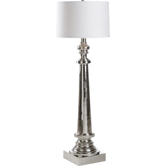 001 SI-2104372 | Primary Silo | The Tuscan Order Floor Lamp by Wildwood in polished nickel. Made from unique in a modern style.