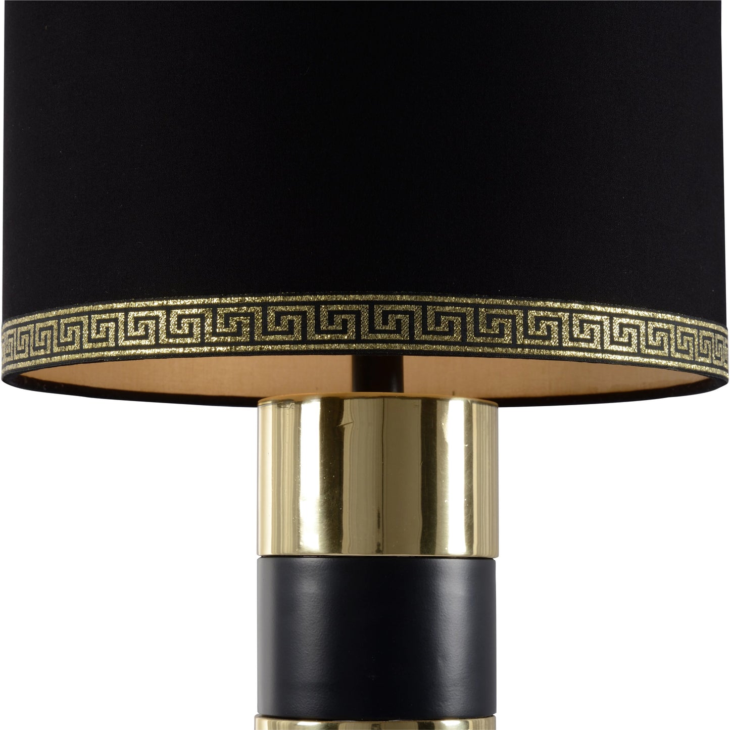 002 SI-2104387 | Closeup | Column Like You See It Lamp by Wildwood in black, polished brass, natural black. Made from unique in a modern style.