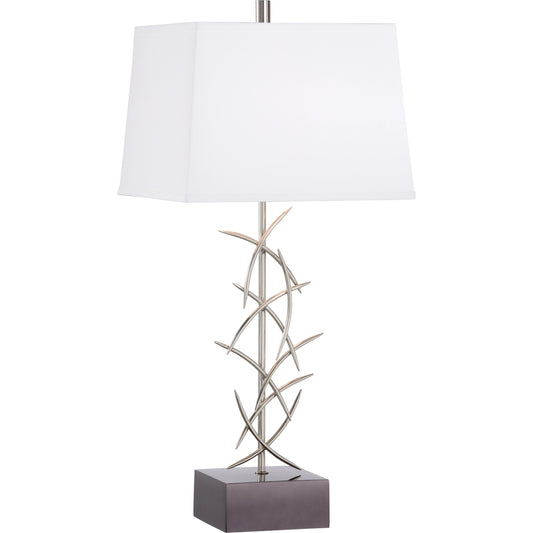 Diez Lamp by Wildwood in polished nickel, black nickel. Made from unique in a modern style.