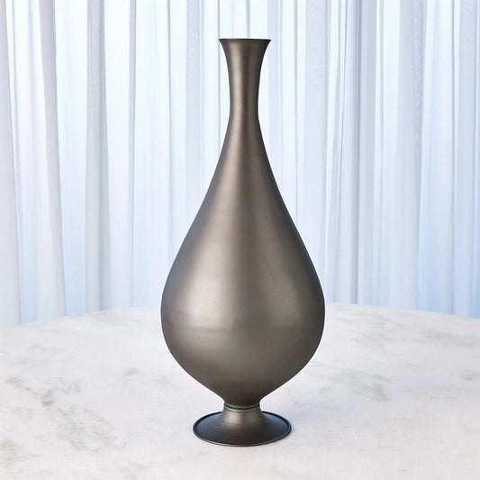 Bronzino Tall Vase by Global Views in brass. Made from unique in a modern style.