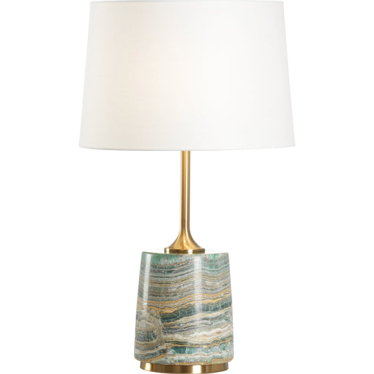 001 SI-2104428 | Primary Silo | Liguria Lamp by Wildwood in coffee bronze, natural dark green. Made from unique in a modern style.