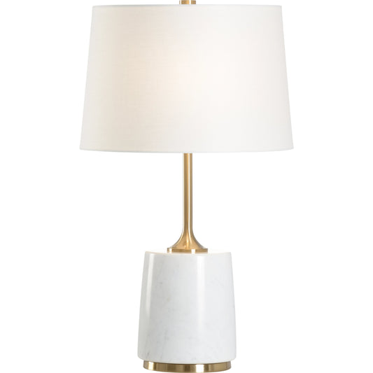 Ancona Lamp by Wildwood in coffee bronze, natural carrera. Made from unique in a modern style.