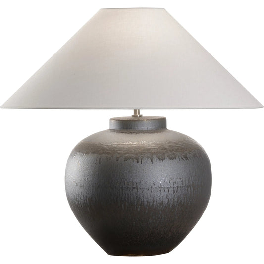001 SI-2335209 | Primary Silo | Kuro Table Lamp with Tapered Shade by Wildwood in black and shiga, black. Made from unique in a modern style.