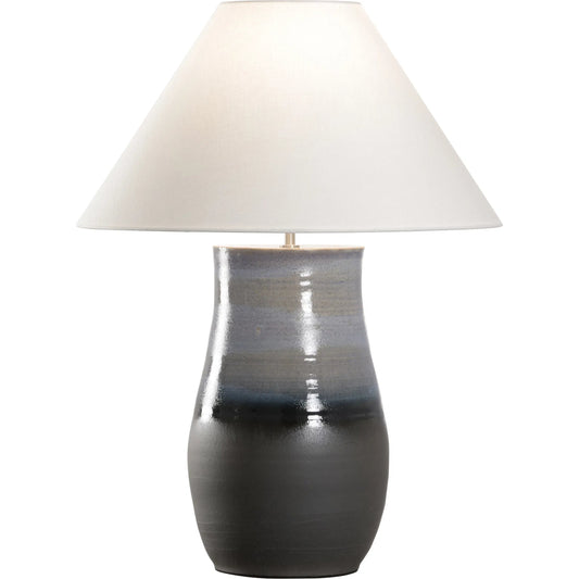 Sana Table Lamp by Wildwood in blue and shiga, blue. Made from unique in a modern style.