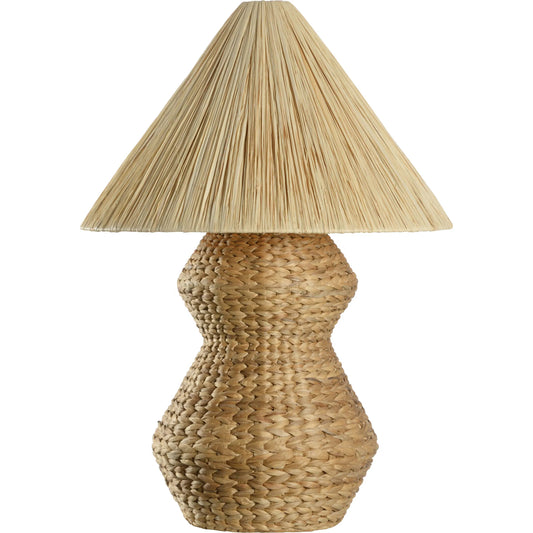 Gael Table Lamp by Wildwood in brown and natural. Made from unique in a rustic style.