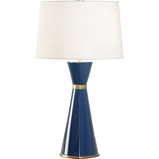 001 SI-2335378 | Primary Silo | Zuri Table Lamp by Wildwood in blue, gold and blue, antique brass. Made from unique in a modern style.