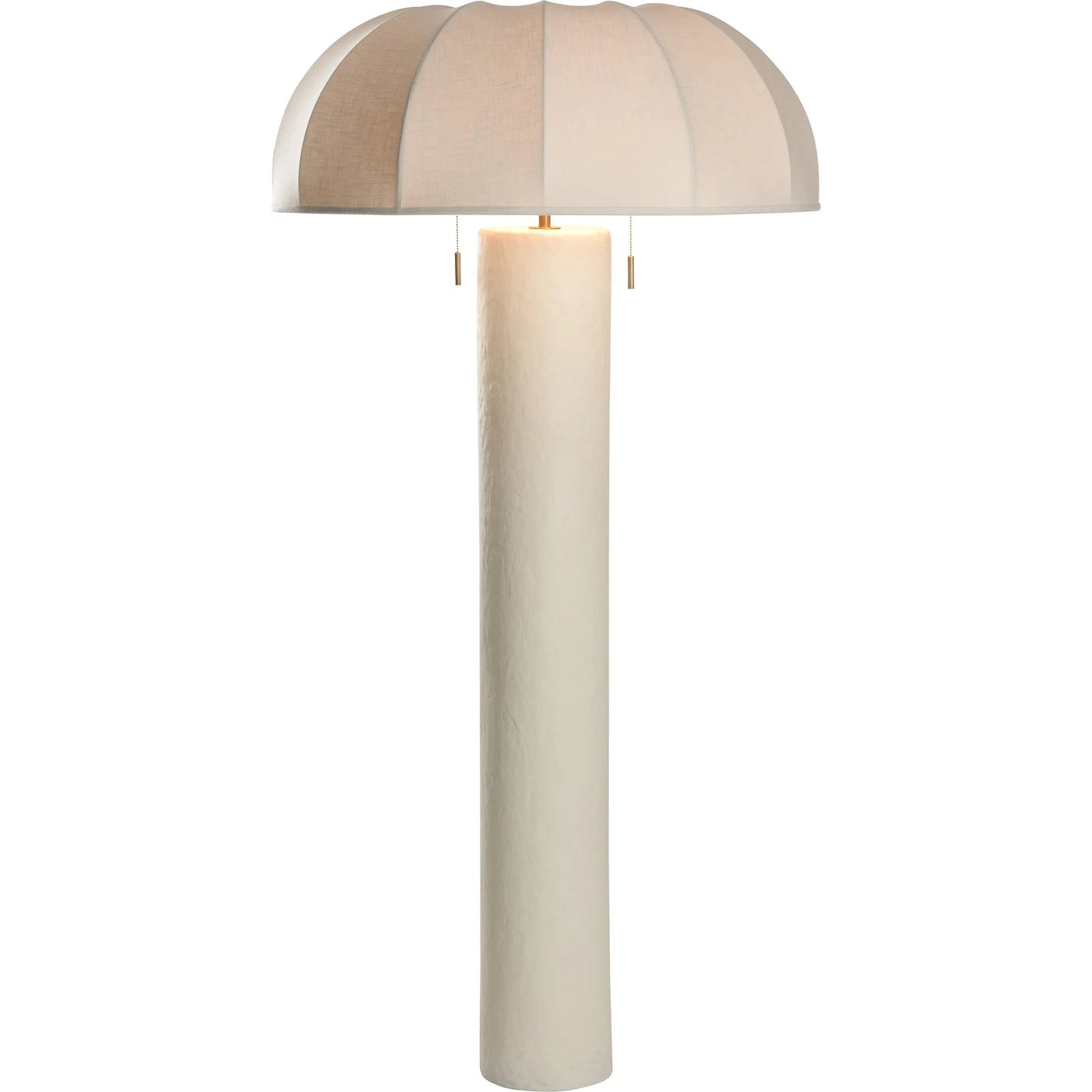 001 SI-2335282 | Primary Silo | Perruche Floor Lamp by Wildwood in white, cream and textured cream. Made from unique in a unique style.