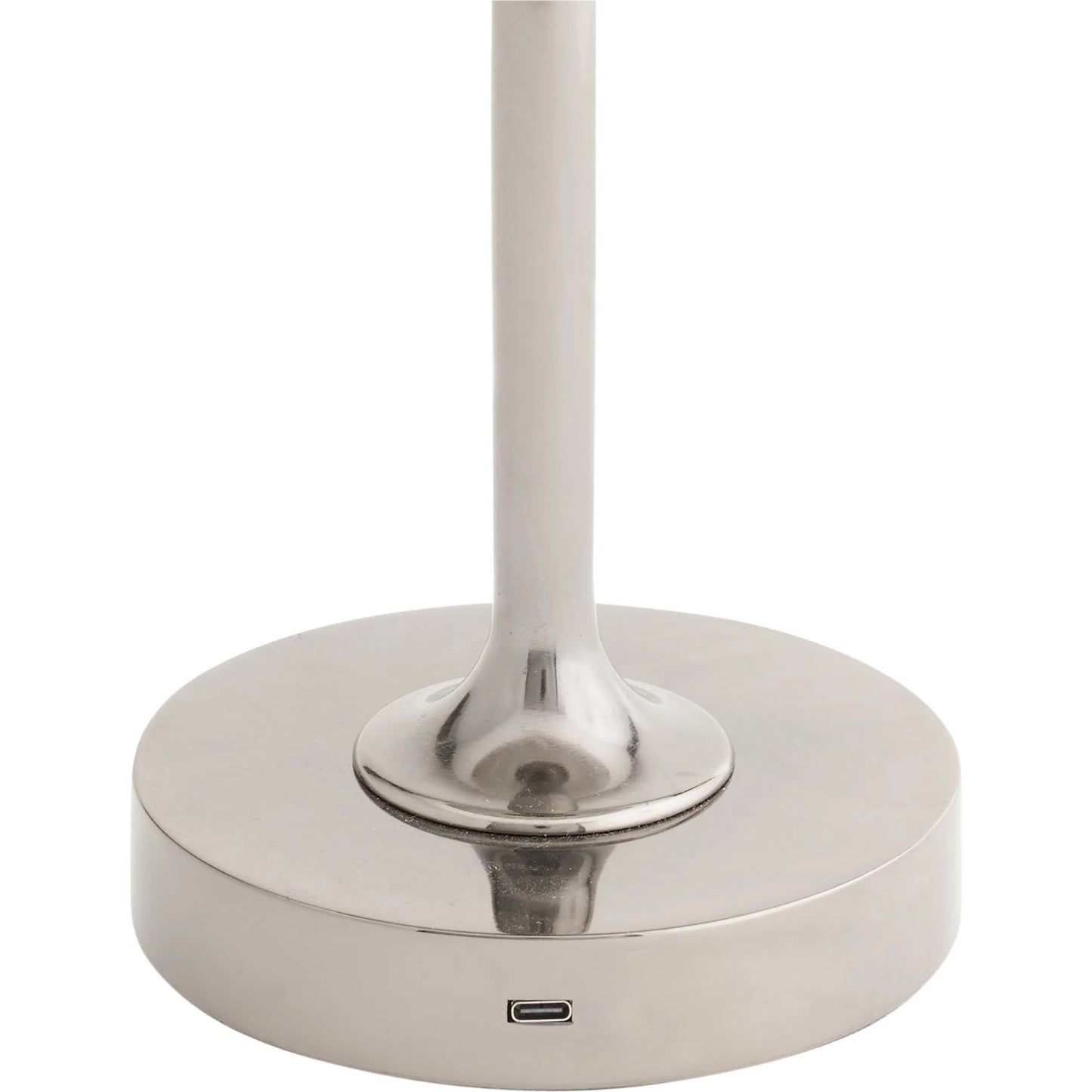 004 SI-2388039 | Closeup | Sterling Sofa Table Rechargeable Lamp by Wildwood in black nickel, smoke. Made from unique in a modern style.