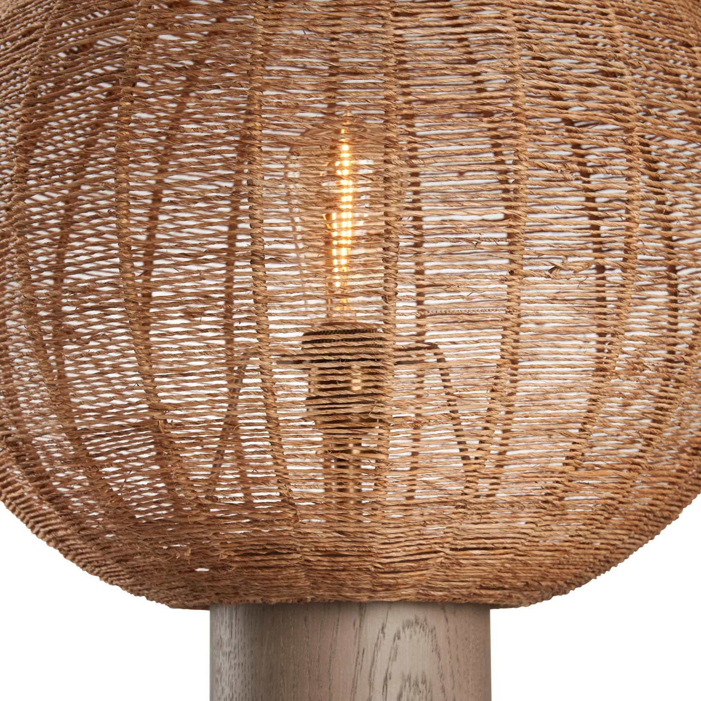 004 SI-2388046 | Closeup | Teague Table Lamp by Wildwood in gray, natural. Made from unique in a rustic style.