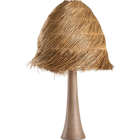 Tulum Table Lamp by Wildwood in natural, gray. Made from unique in a rustic style.