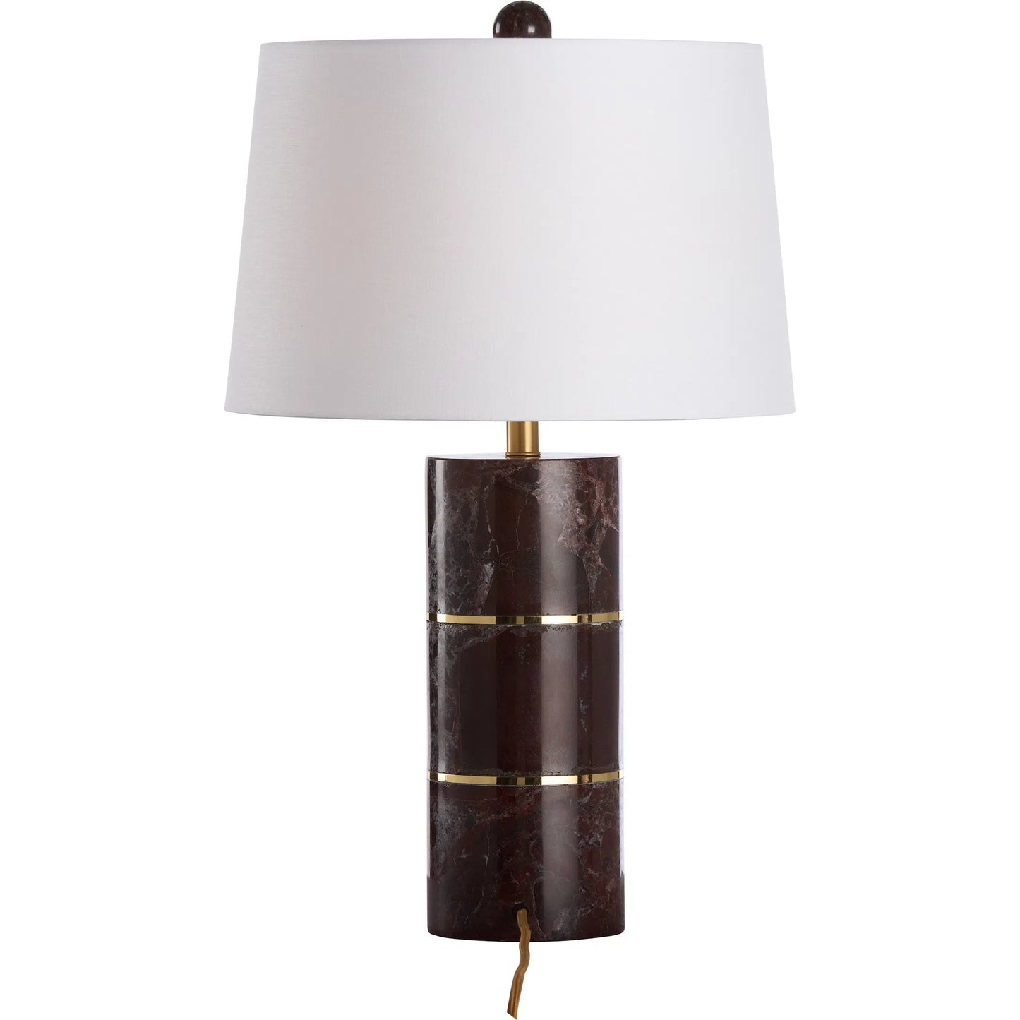 002 SI-2387997 | Additional Silo | Kamden Lamp by Wildwood in natural red marble. Made from unique in a unique style.