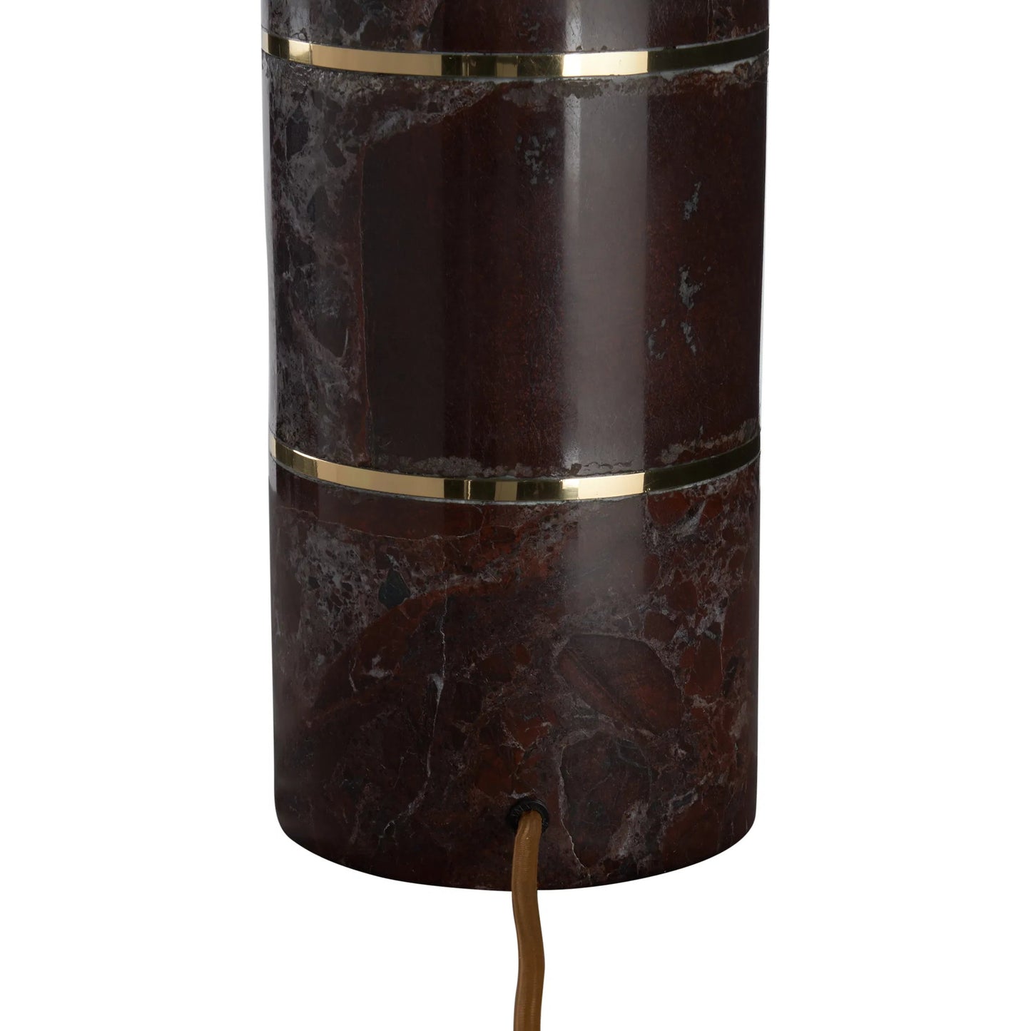 003 SI-2387997 | Additional Silo | Kamden Lamp by Wildwood in natural red marble. Made from unique in a unique style.