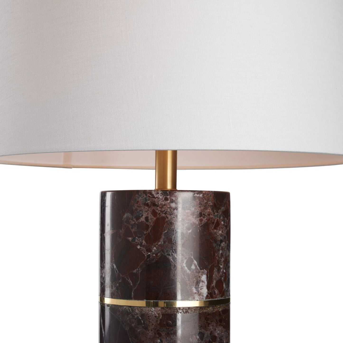 004 SI-2387997 | Additional Silo | Kamden Lamp by Wildwood in natural red marble. Made from unique in a unique style.