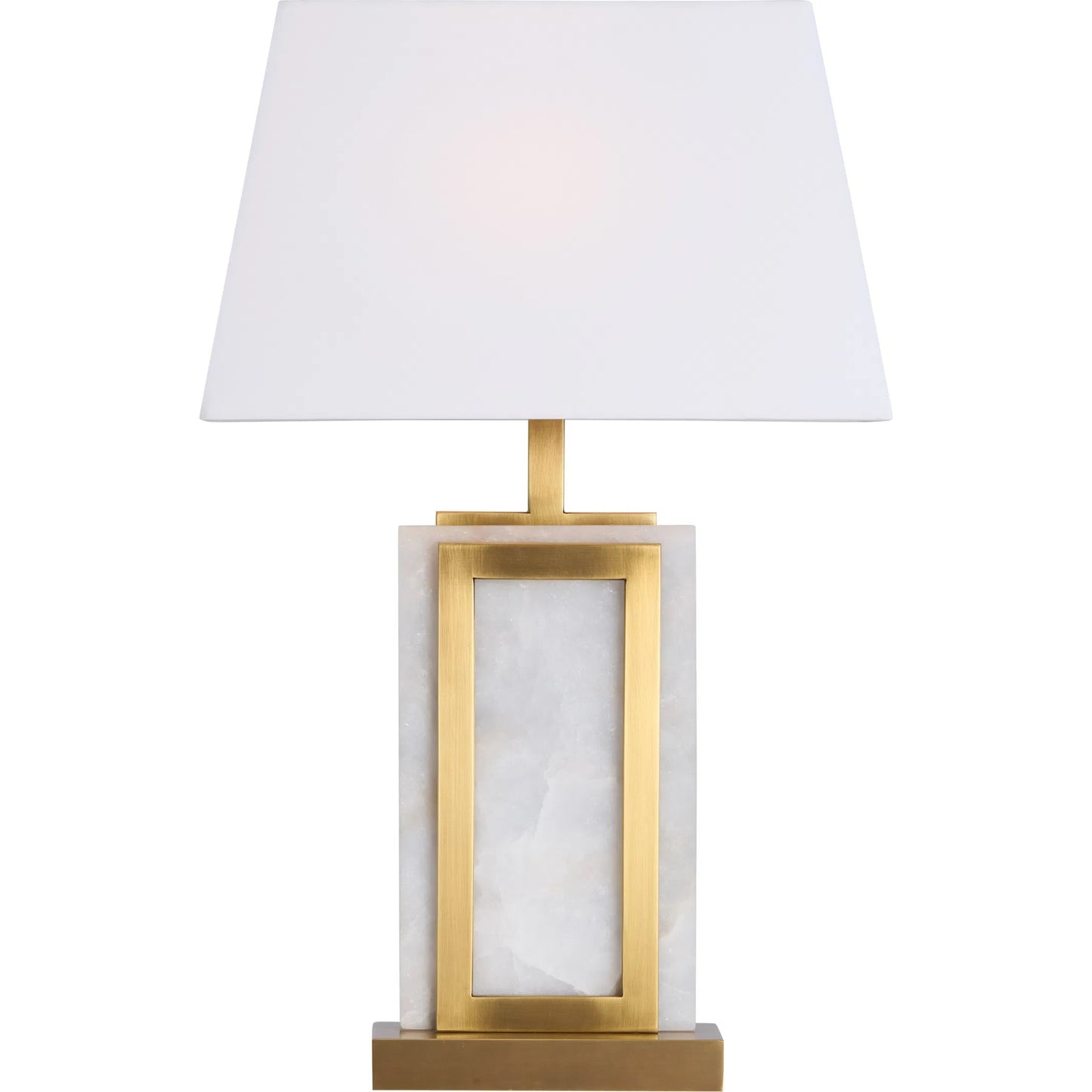 002 SI-2387990 | Additional Silo | Hopewell Lamp by Wildwood in natural white, antique brass. Made from unique in a unique style.