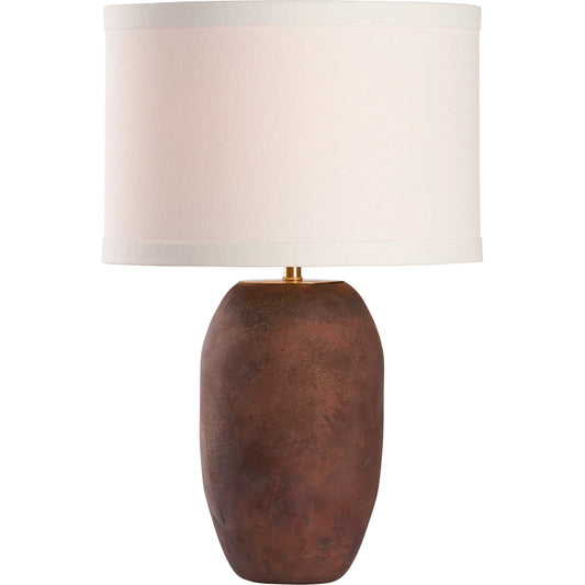 Gardner Lamp by Wildwood in brown. Made from unique in a modern style.