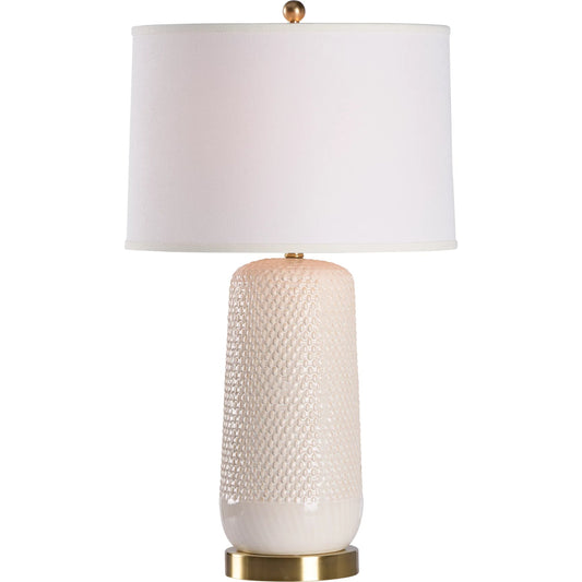 001 SI-2388036 | Primary Silo | Sophia Lamp by Wildwood in cream, antique brass. Made from unique in a transitional style.