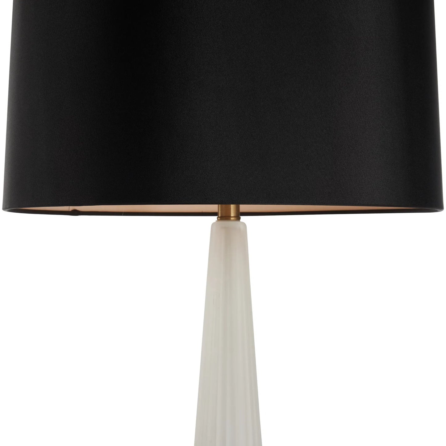 004 SI-2387914 | Closeup | Ava Lamp by Wildwood in frosted, antique brass. Made from unique in a modern style.