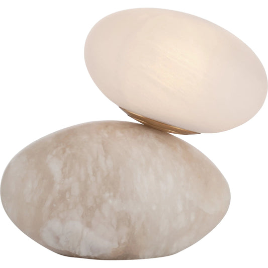 001 SI-2387908 | Primary Silo | Aruna Lamp by Wildwood in travertine. Made from unique in a modern style.