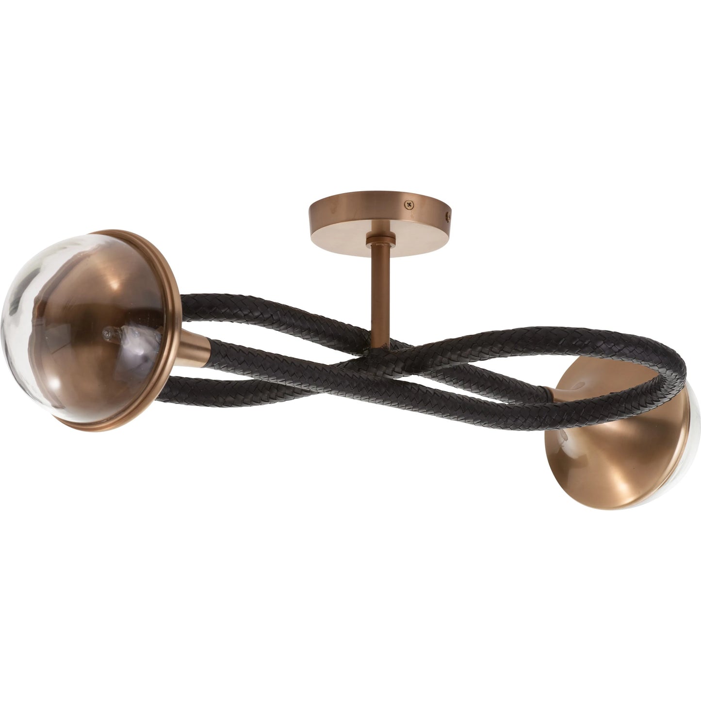 002 SI-2388019 | Additional Silo | Newton Sconce by Wildwood in black, antique brass, clear. Made from unique in a unique style.