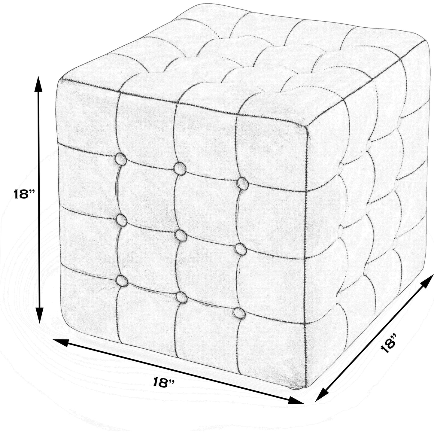 021 SI-1822333 | Additional Silo | Leon Ottoman by Butler Specialty Company. Made from unique in a traditional style.