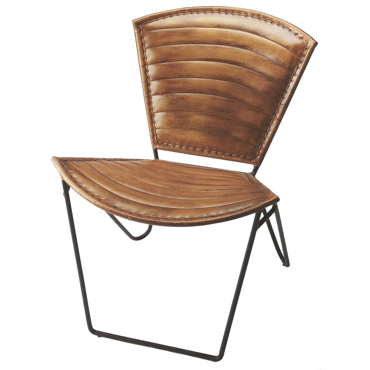 001 O-BUTLER-6167344 | Additional Silo | Felix Accent Chair by Butler Specialty Company in leather. Made from unique in a modern style.