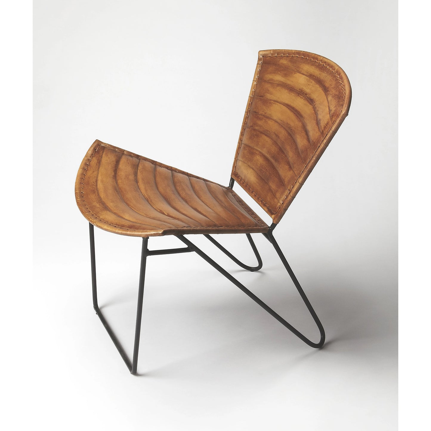 013 O-BUTLER-6167344 | Additional Silo | Felix Accent Chair by Butler Specialty Company in leather. Made from unique in a modern style.