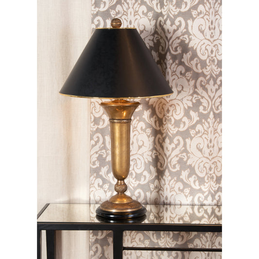 Cedric Lamp by Wildwood. Made from brass in a traditional style.