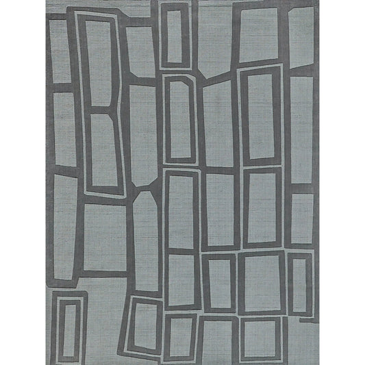Tempo Rug by Exquisite Rugs in charcoal gray. Made from new zealand wool in a unique style.