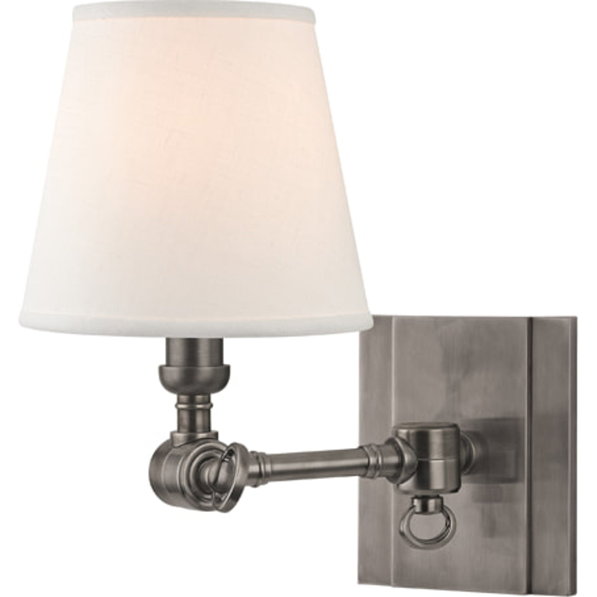 Hillsdale Wall Sconce by Hudson Valley in aged brass. Made from brass in a transitional style.