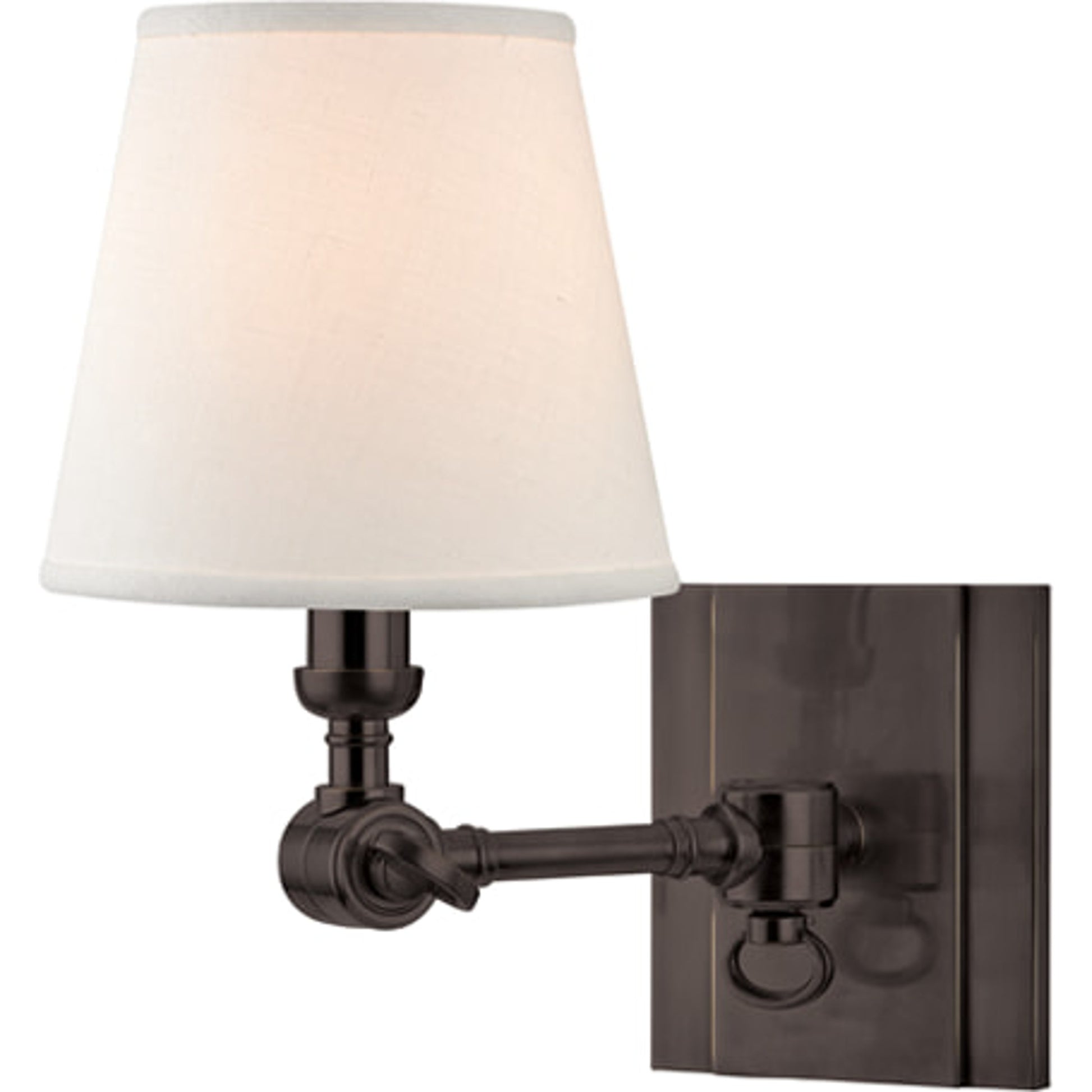 Hillsdale Wall Sconce by Hudson Valley in aged brass. Made from brass in a transitional style.
