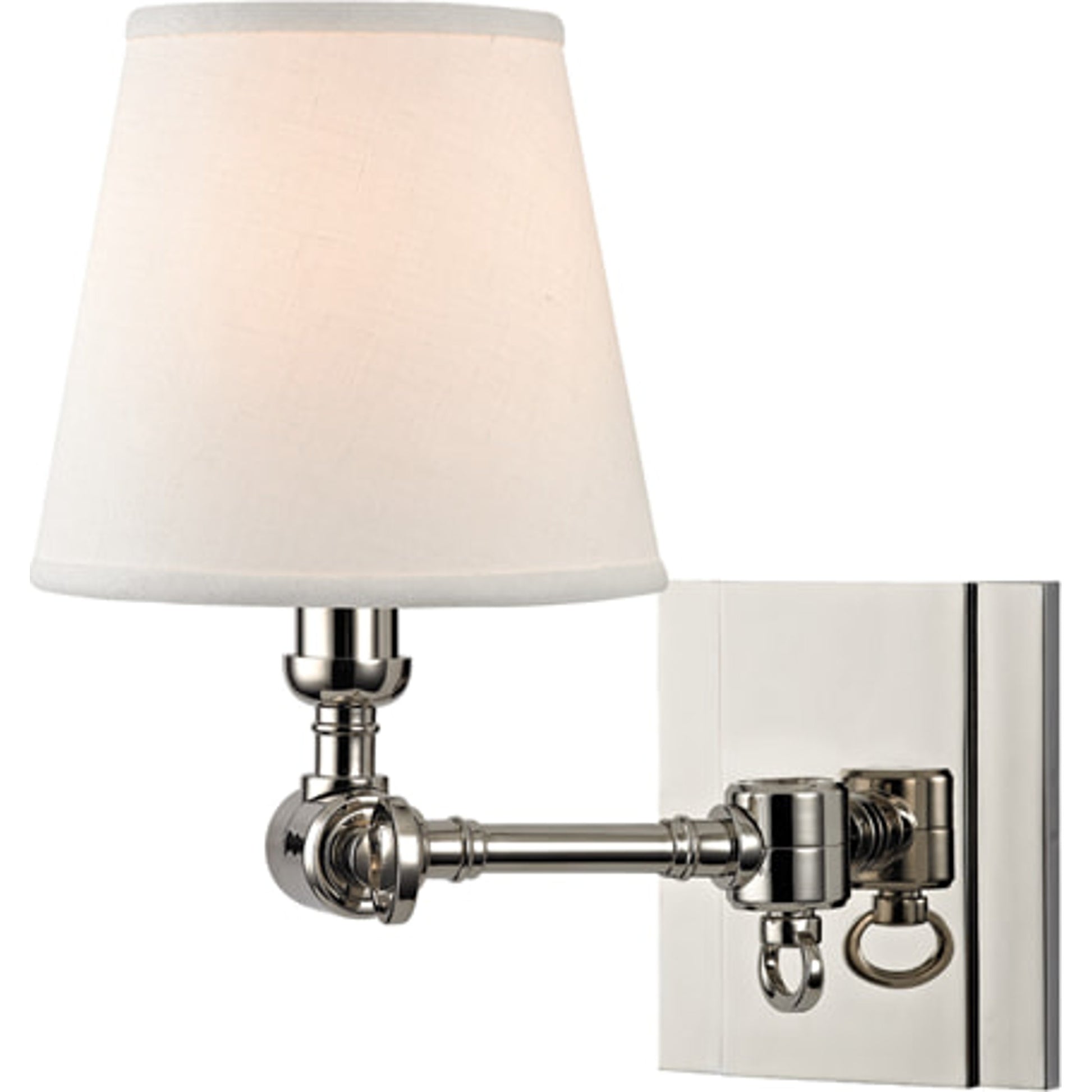 Hillsdale Wall Sconce by Hudson Valley in aged brass. Made from brass in a transitional style.