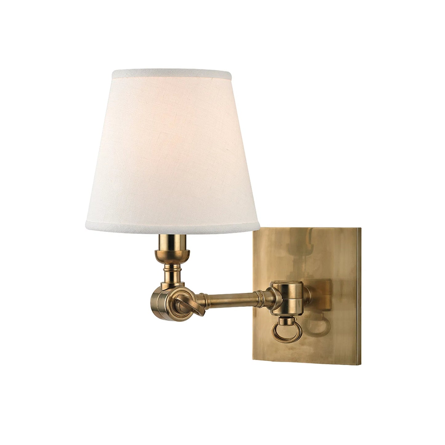 004 S-311237 | Additional Silo | Hillsdale Wall Sconce by Hudson Valley in aged brass. Made from brass in a transitional style.