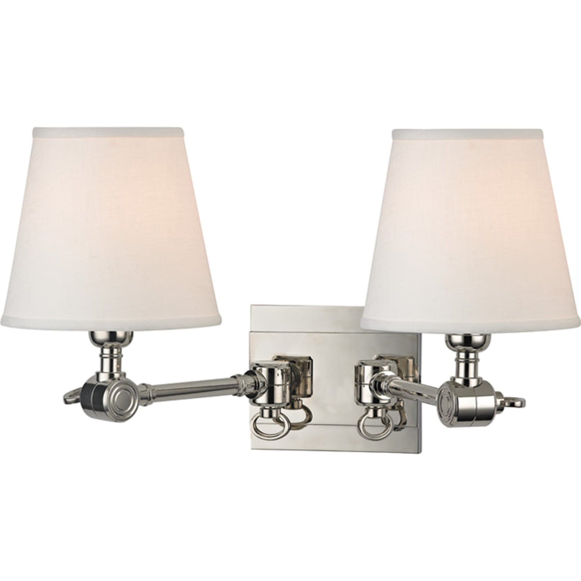 Hillsdale Wall Sconce by Hudson Valley in aged brass. Made from brass in a transitional style.