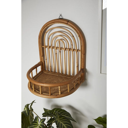 Salinas Shelf by Accent Decor in natural. Made from wood in a modern style.