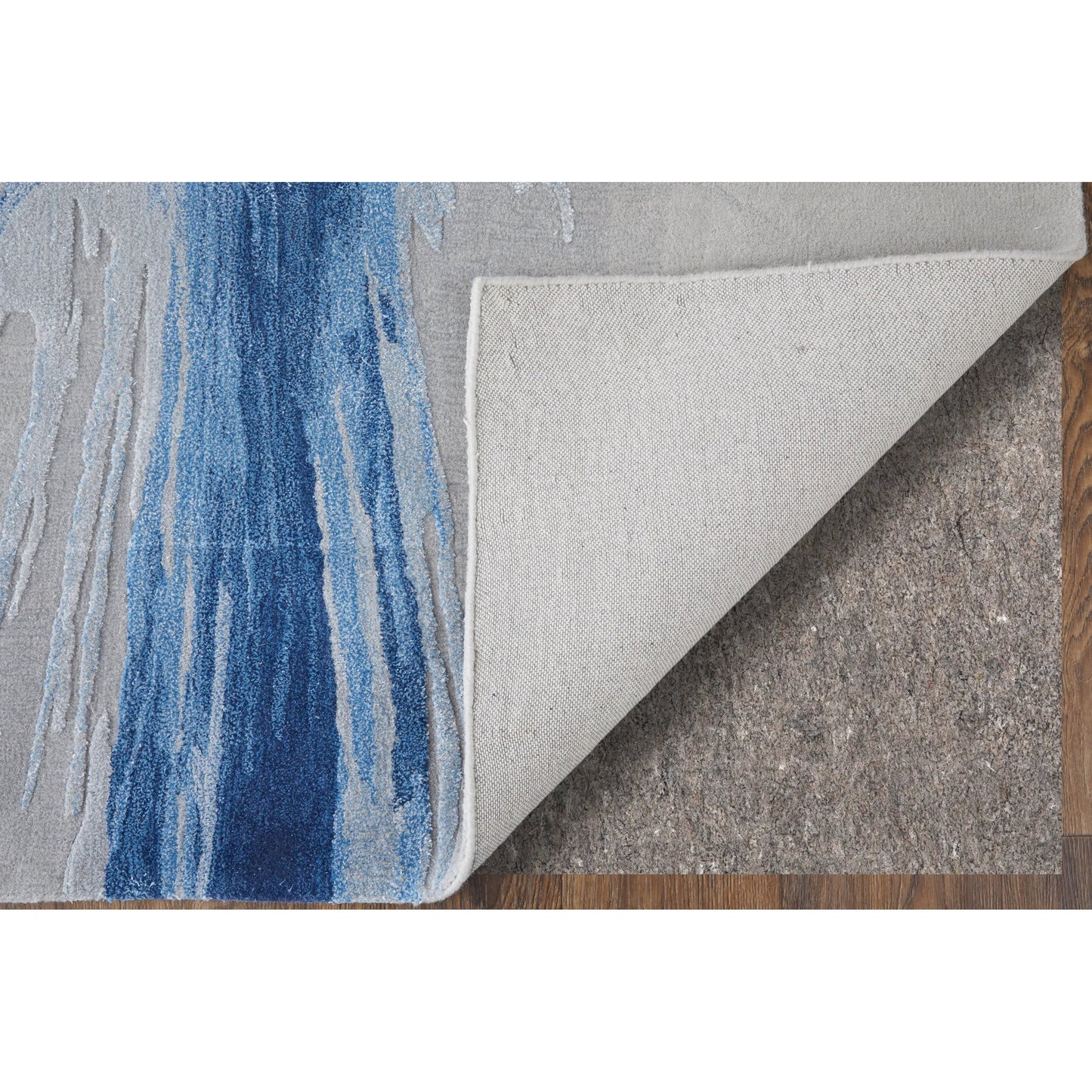 006 SI-2238428,SI-2238429,SI-2238430,SI-2238431,SI-2238432,SI-2238433 | Closeup | Kawai Rug - KAW8984F by Feizy in blue, gray. Made from wool, viscose in a unique style.