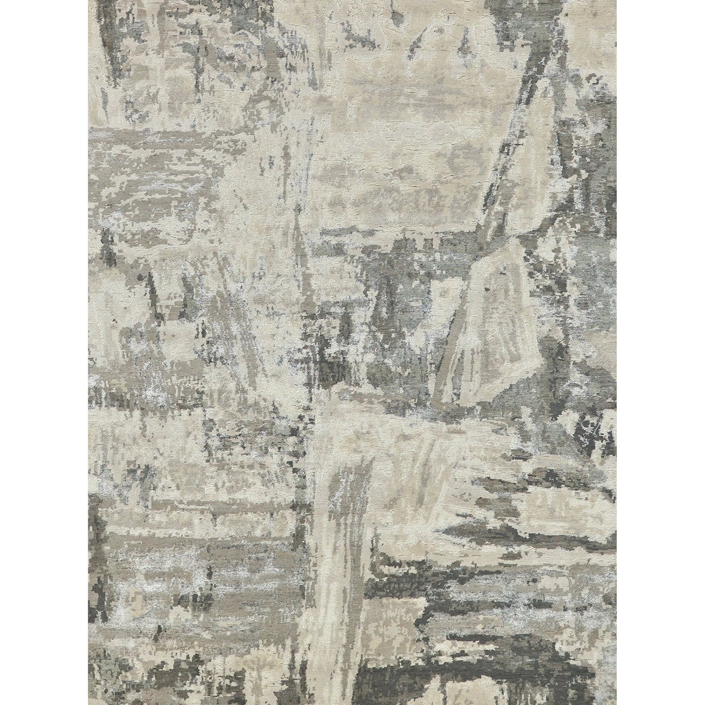 001 SI-2138670,SI-2138671 | Primary Silo | Luxury Laureno 6318 Rug by Exquisite Rugs in ivory, gray. Made from bamboo silk in a unique style.