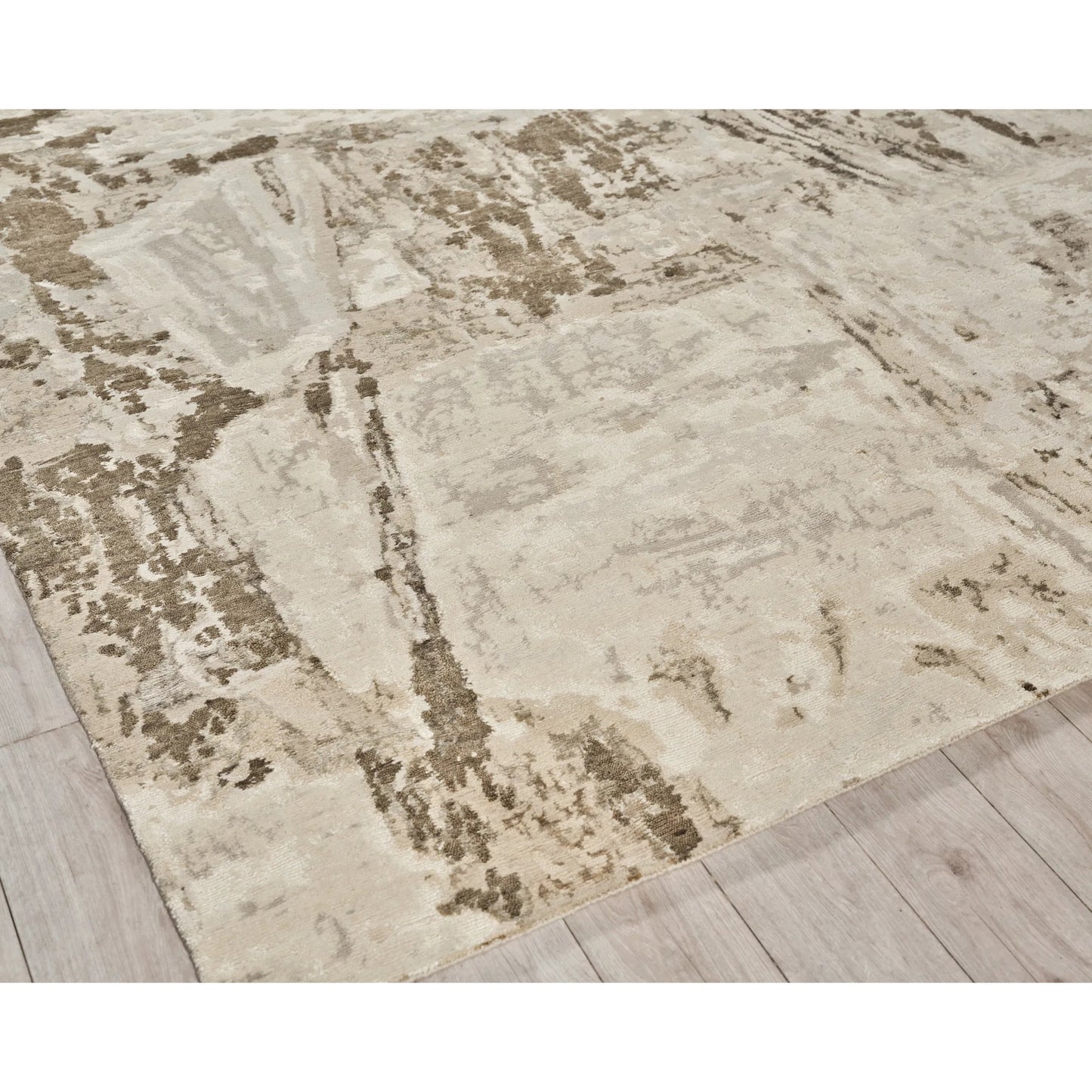 002 SI-2222400,SI-2222401,SI-2293887 | Additional Silo | Luxury Laureno 6319 Rug by Exquisite Rugs in ivory, beige. Made from bamboo silk in a unique style.