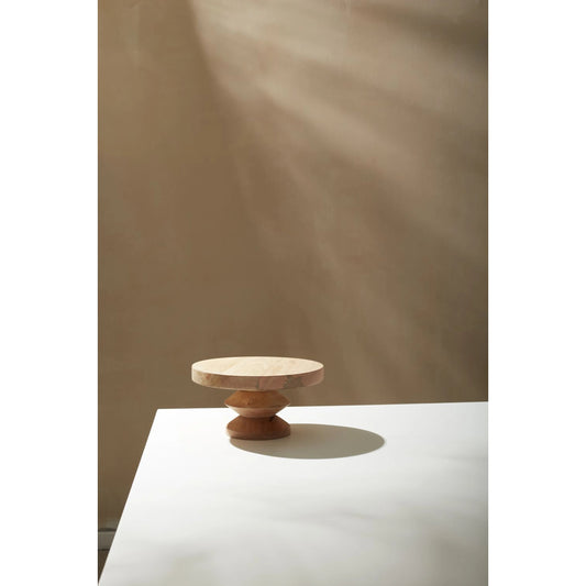 Corzo Stand by Accent Decor in natural. Made from wood in a modern style.