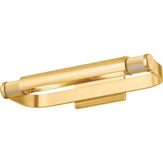 Elm Park Picture Light by Hudson Valley. Made from brass in a transitional style.