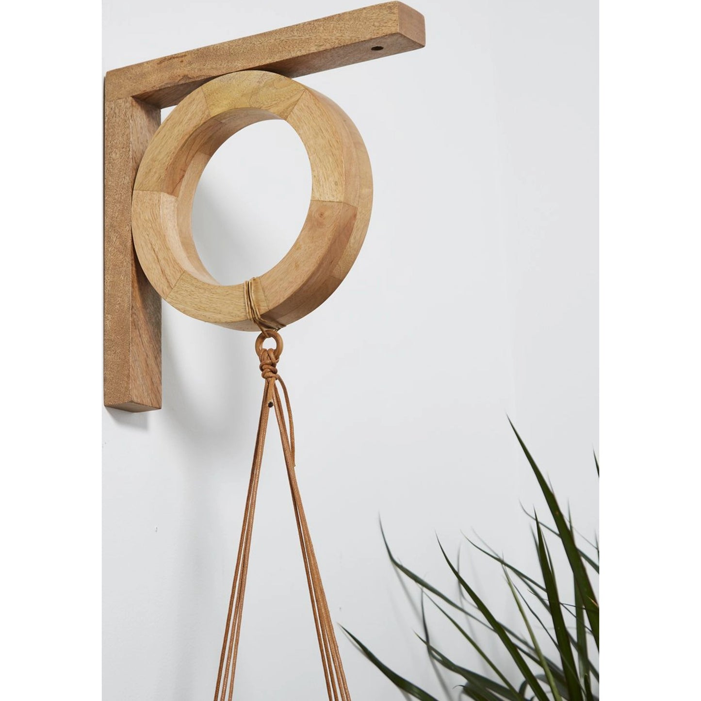 002 SI-2085457 | Additional Silo | Perris Plant Hanger by Accent Decor in brown. Made from wood in a modern style.