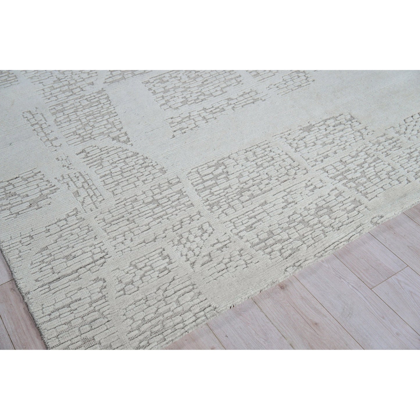 002 SI-2138154,SI-2138155,SI-2138156,SI-2138157,SI-2138158,SI-2293899 | Closeup | Calexico 6429 Rug by Exquisite Rugs in ivory, beige. Made from new zealand wool in a unique style.